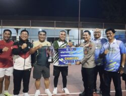 Gubernur Sulut YSK Juara 1 Exhibition Executive Champion Open Tournament Tennis 2025